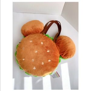 TOKYO DISNEY MICKEY MOUSE HAMBURGER TOTE BAG 🍔RARE